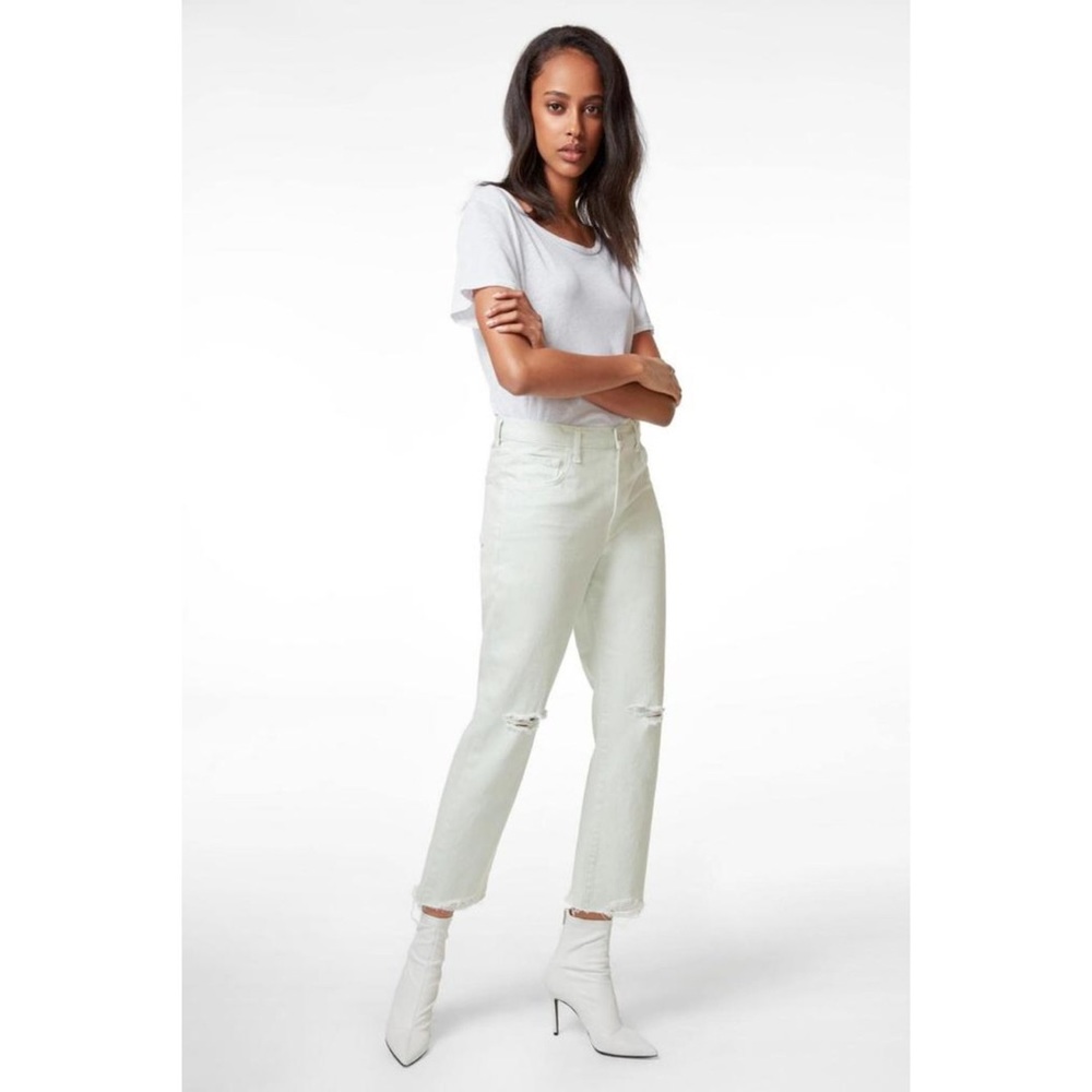 J Brand Wynne High- Rise Crop Straight Leg Jeans